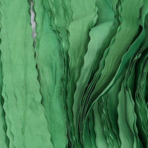 GhillieUp.Com Colored Cotton Strips - Emerald Green - 3 Foot Length